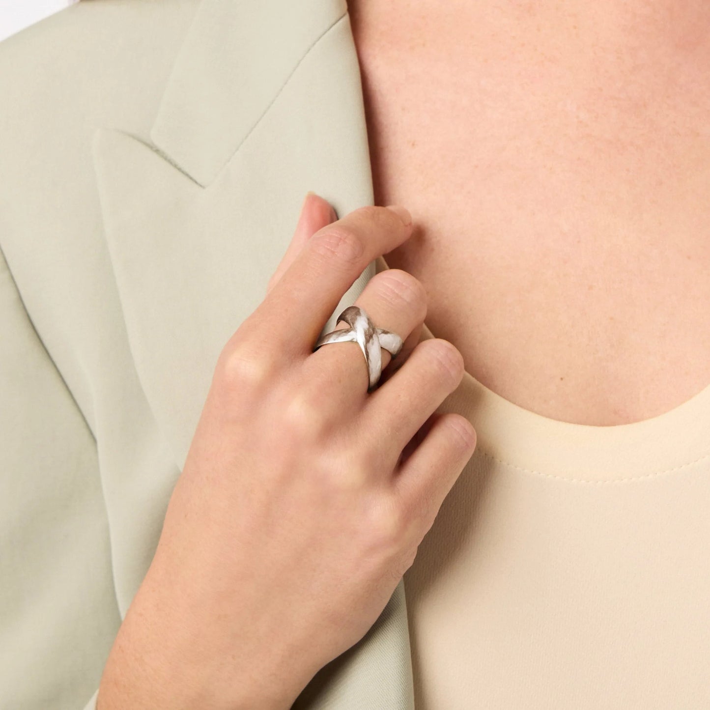 Julie Vos - Ring - Catalina X - Silver