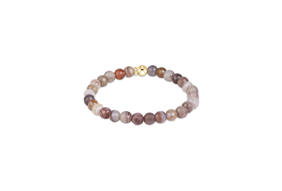 Enewton - Classic Gemstone 6mm Bracelet - Botswana Agate