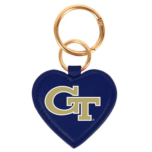 Key Ring - Heart Purse - Georgia Tech - Findlay Rowe Designs
