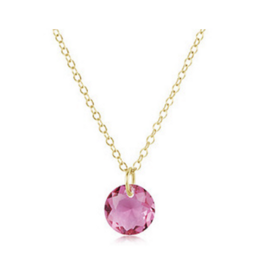 Enewton - 16in Necklace Gold - Reflection Small Charm - October - Findlay Rowe Designs
