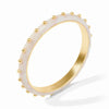 Julie Vos - Bracelet - Colette Bangle - Alabaster - Medium - Findlay Rowe Designs