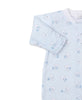 Kissy Kissy - Beary Best Friends Footie - Lt Blue - Findlay Rowe Designs