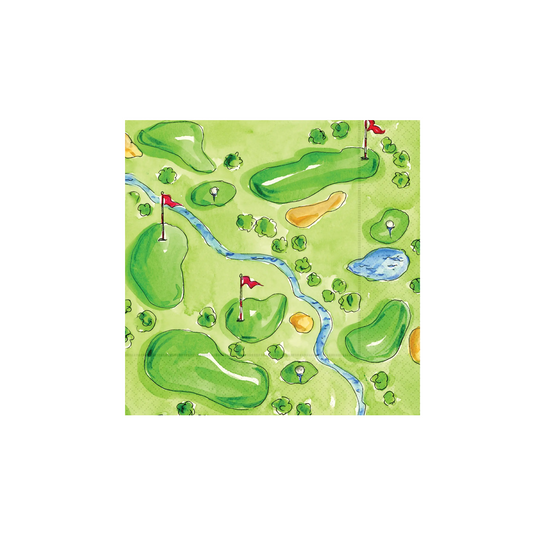 Rosanne Beck - Cocktail Napkins - Golf - Findlay Rowe Designs