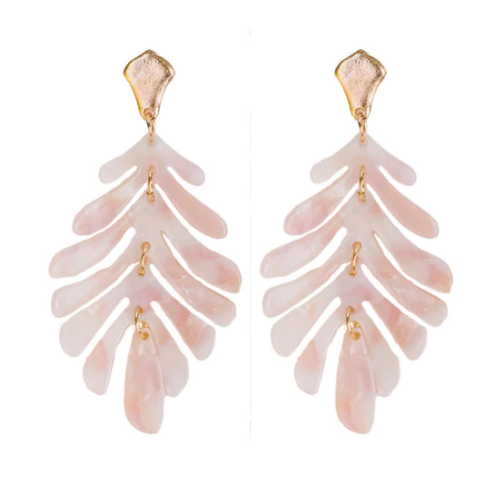 St. Armands - Petite Palm Drops - Pink - Findlay Rowe Designs