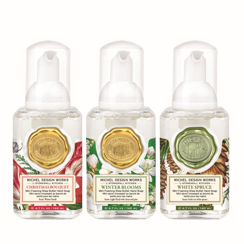Michel Design Works - Mini Foaming Hand Soap Set of 3 - Winter Scents - Findlay Rowe Designs