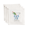 Mud Pie - Cocktail Napkin - Cotton Embroidered - Findlay Rowe Designs