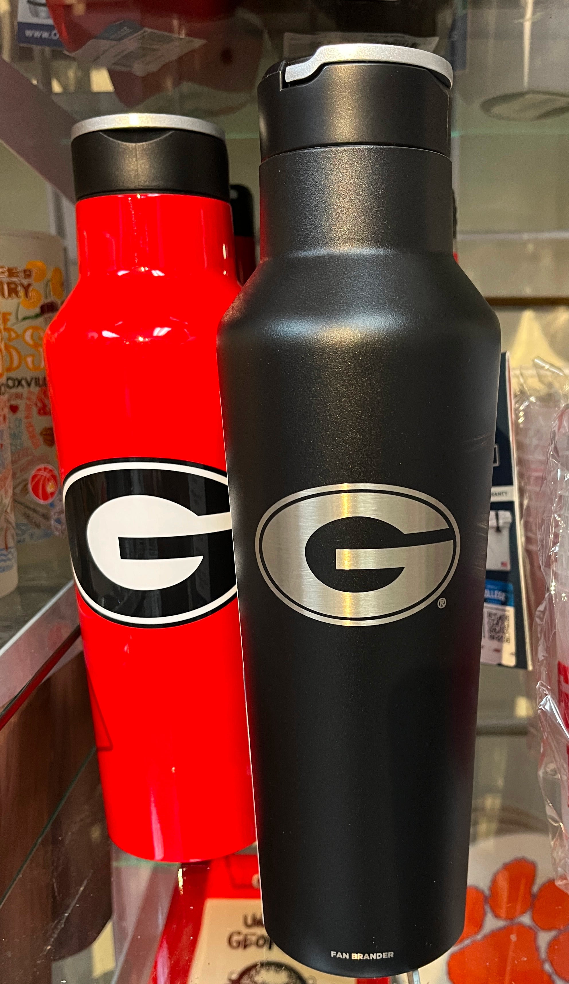 CorkcicleBLACK UGA LOGO CANTEEN WATER BOTTLE CLASSIC Findlay Rowe