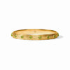 Julie Vos - Bracelet - Cobblestone Stone Bangle - Green Cat's Eye - Medium