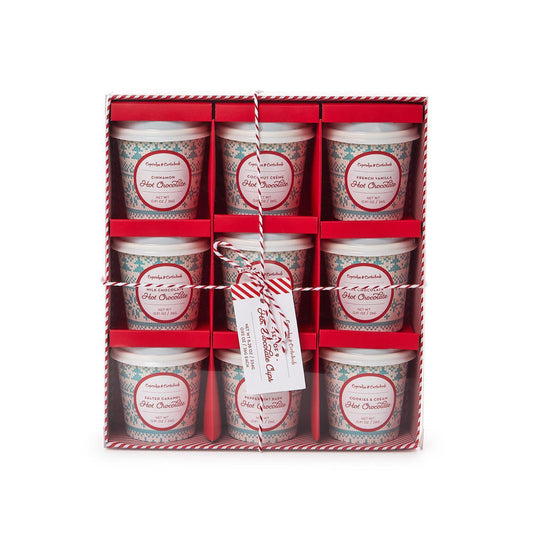 Holiday Hot Chocolate Cups - Set of 9 Gift Box - Findlay Rowe Designs