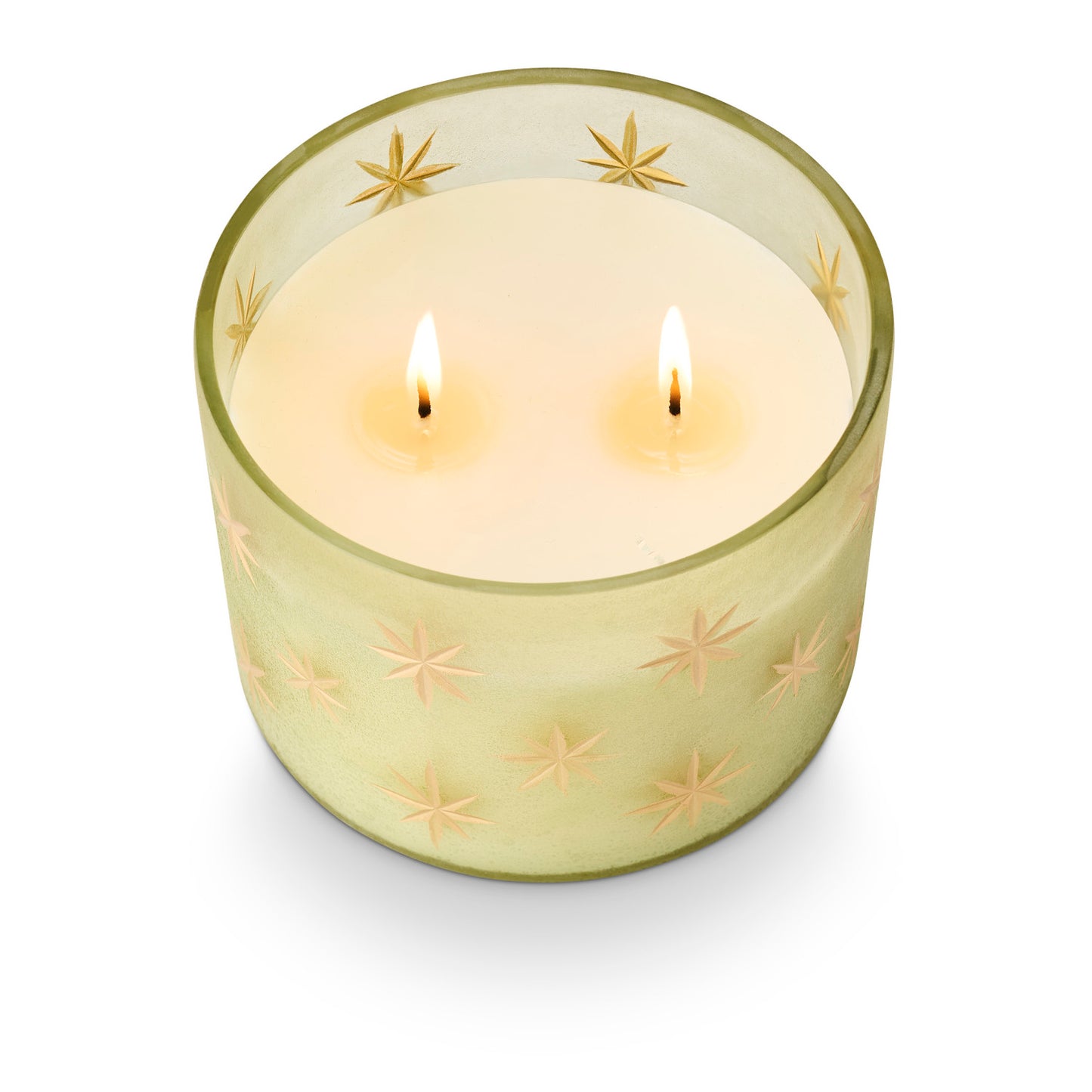 Candle - Balsam & Cedar Frosted Star Glass - Findlay Rowe Designs