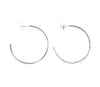 Sheila Fajl - Earrings - Perfect Hoops - Shiny Silver Plated - Findlay Rowe Designs