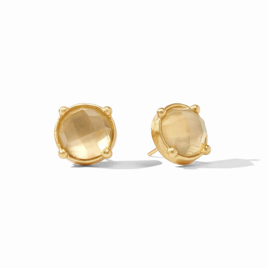 Julie Vos- Honey Stud Earrings, Iridescent Champagne - Findlay Rowe Designs