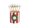 Mud Pie - Christmas Festive Toothpick Holders