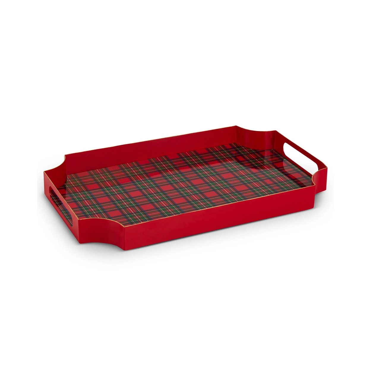 Tray - Iron Tartan Plaid - 16in
