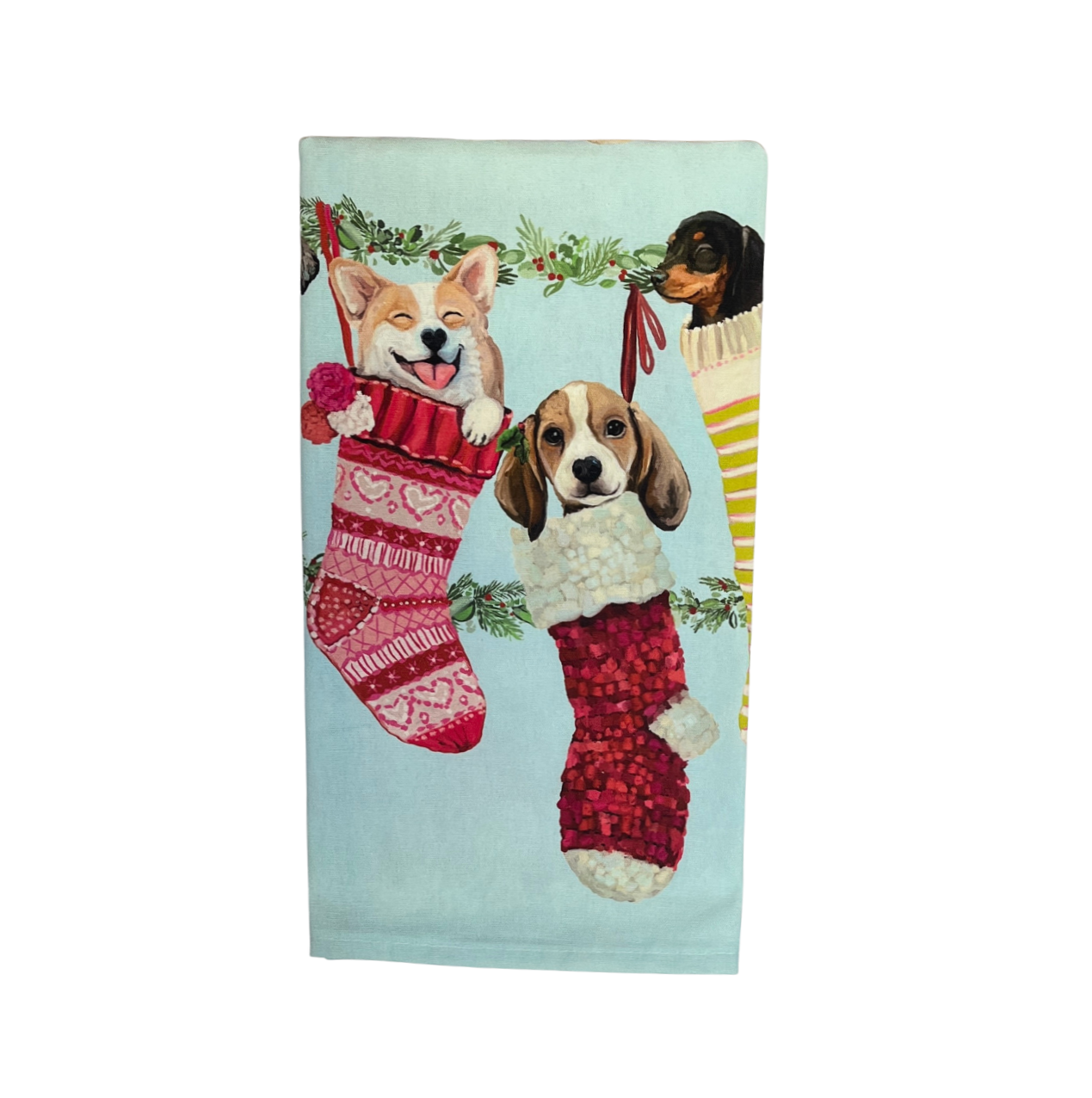 Christmas Towel - Sweet Stockings - Dogs and Cats