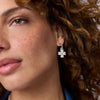 Julie Vos - Earring - Silver - Canterbury Hoop & Charm Earring - Findlay Rowe Designs