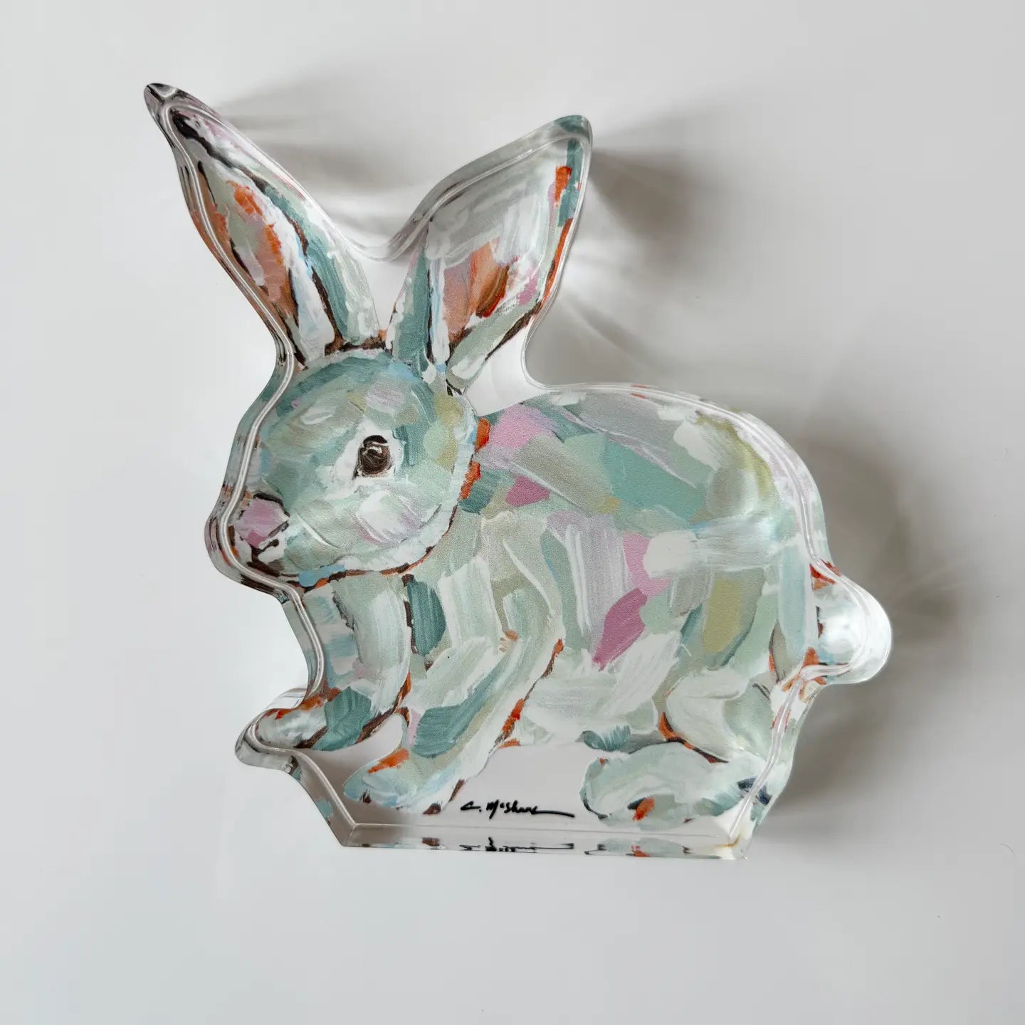 Chelsea McShane - Acrylic Shelfie - Bunny Hunny - Large - Findlay Rowe Designs