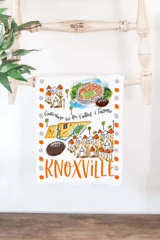 Happy by Rachel- Knoxville, TN Tea Towel