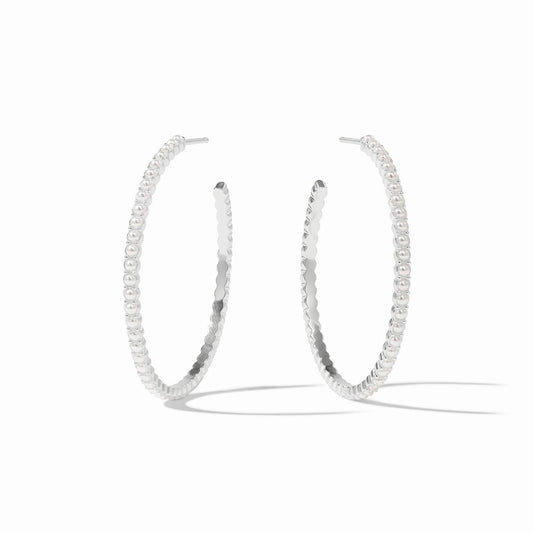 Julie Vos - Earring - Silver - Juliet Hoop - Large - Findlay Rowe Designs