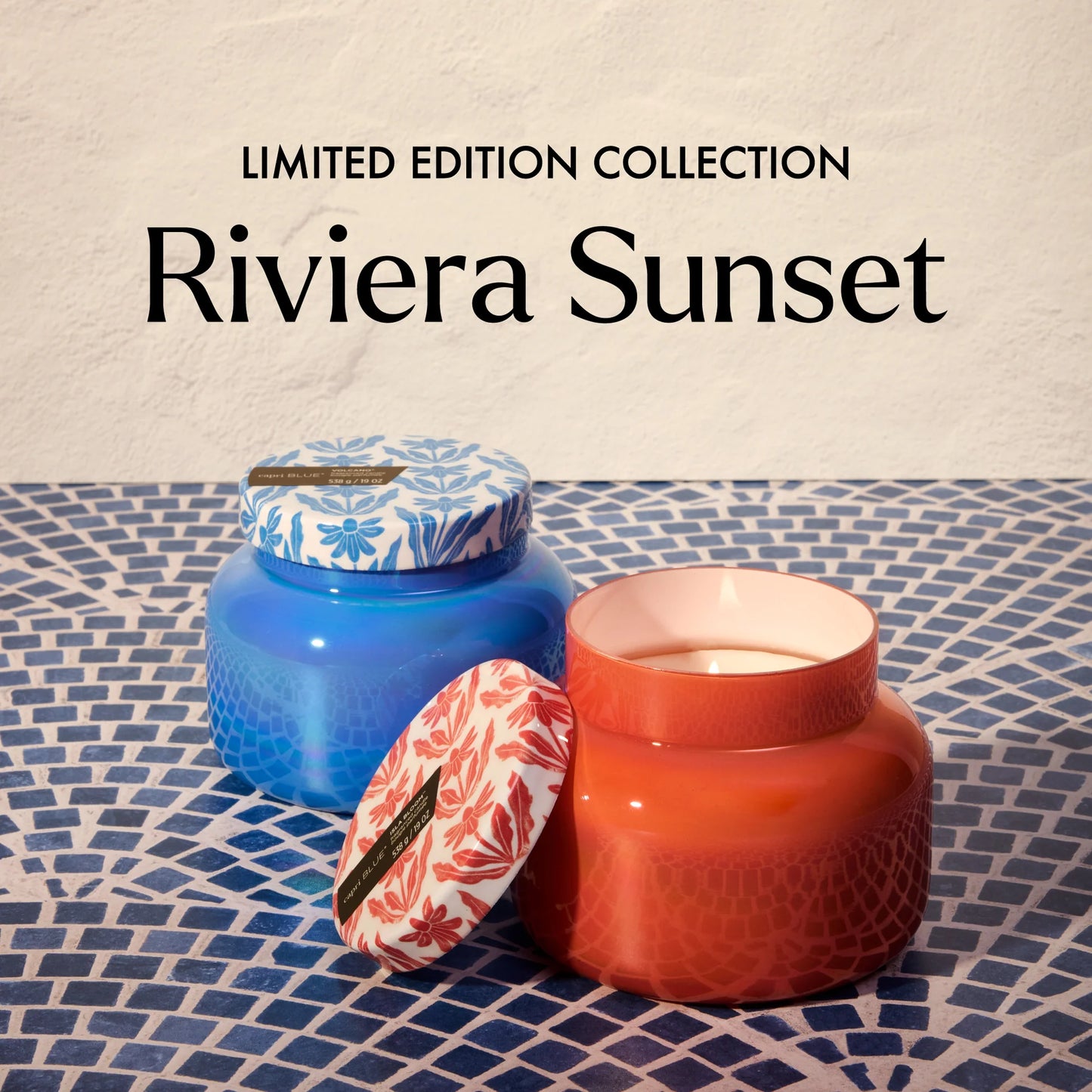 Capri Blue Artisan - Riviera Sunset Signature Candle - Volcano - 19oz - Findlay Rowe Designs
