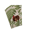 Caspari - Guest Towel Napkins - Turkey Among Ferns