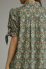 Entro - Dress - Mini 3/4 Tie Detail Sleeve - Ruffle Hem - Hunter Green - Findlay Rowe Designs