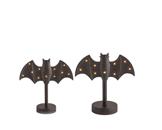 Mud Pie - Halloween - Twinkle Bat Candlesticks - Findlay Rowe Designs