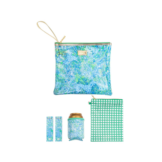 Lilly Pulitzer - Beach Day Pouch - Dandy Lions - Findlay Rowe Designs