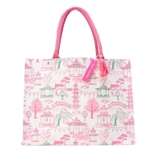 Tote - Mahjong Block Print