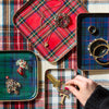 Trinket Tray - Enamel - Tartan Assorted - Findlay Rowe Designs