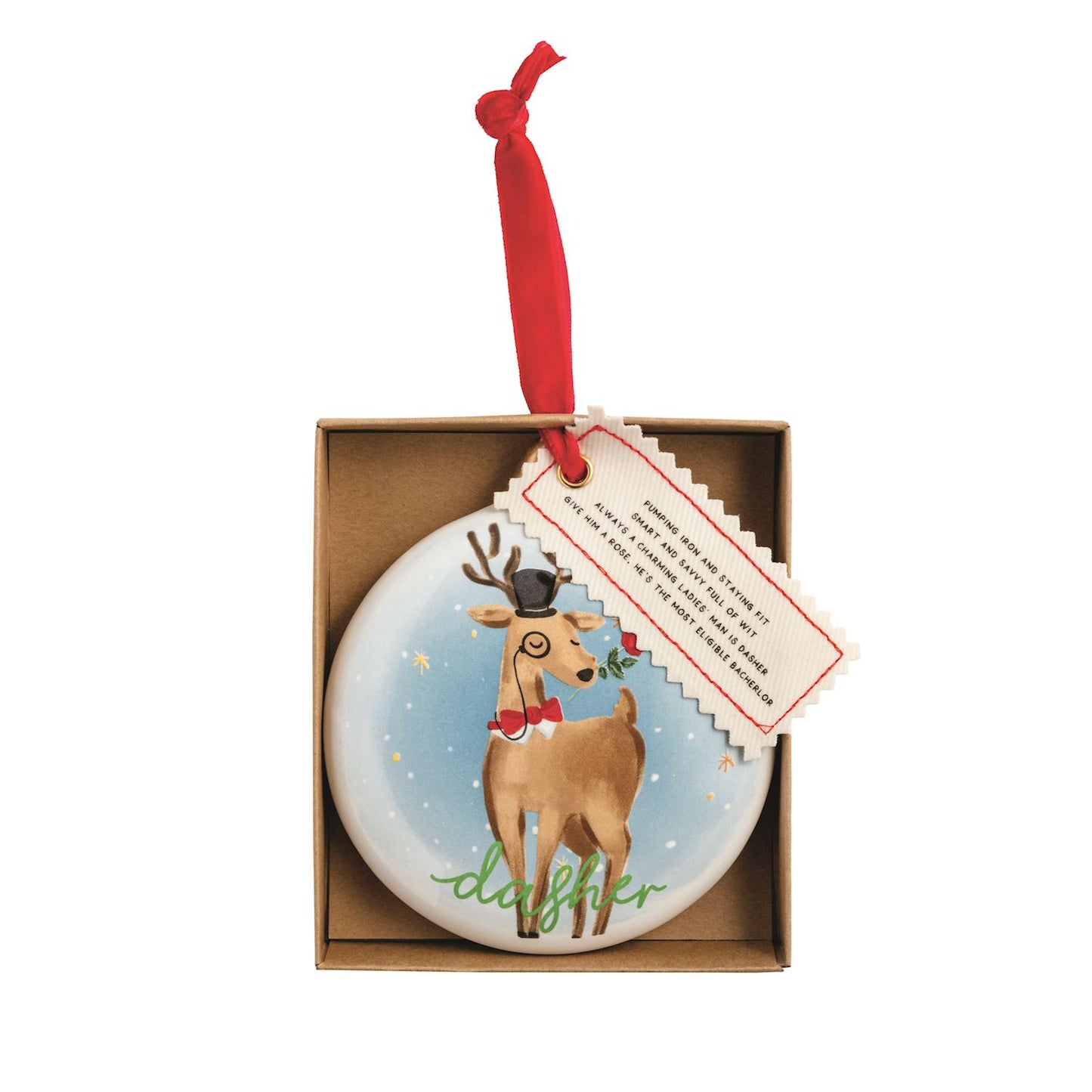 Mud Pie - Ornaments - Reindeer Name