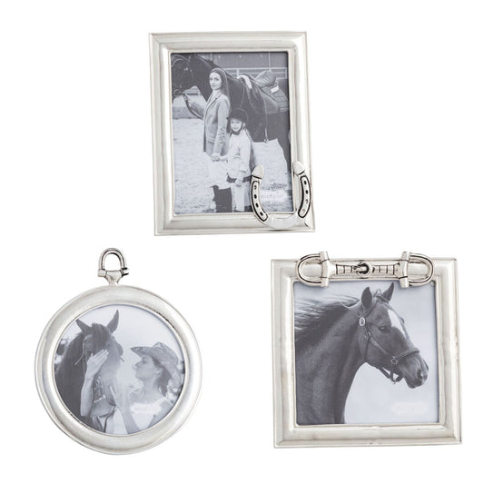 Mud Pie - Frame  3.5 x 3.5 Mini - Horse - Silver - Findlay Rowe Designs