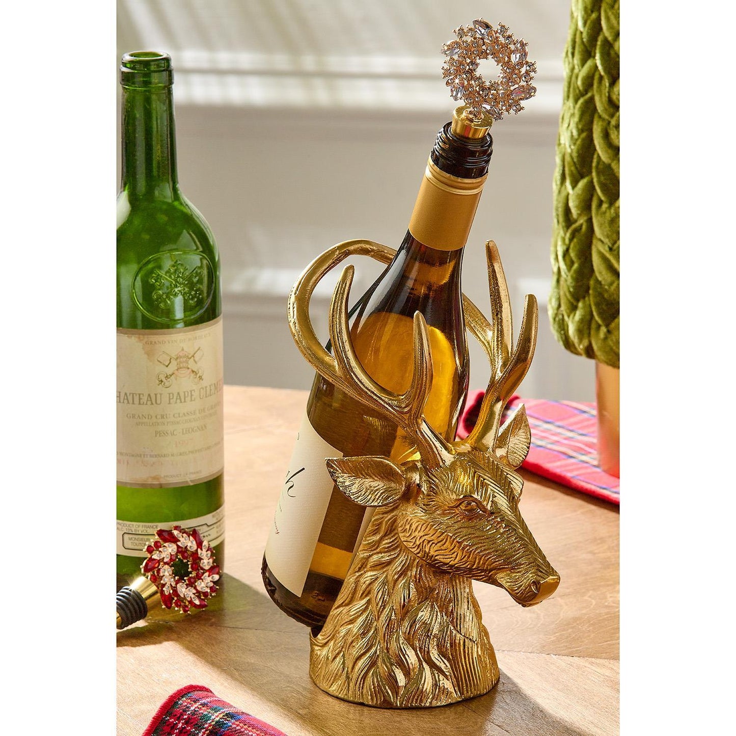 Bottle Stopper - Jeweled Wreath - Assorted - Findlay Rowe Designs