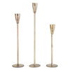 Candle - Metal Taper Holders with Antique Finish - Medium - Findlay Rowe Designs