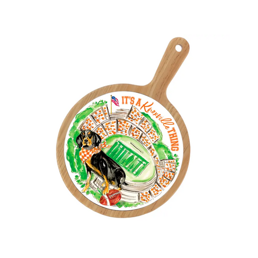 Rosanne Beck -  Bamboo & Ceramic Cheese Board - Tennessee Stadium - Findlay Rowe Designs
