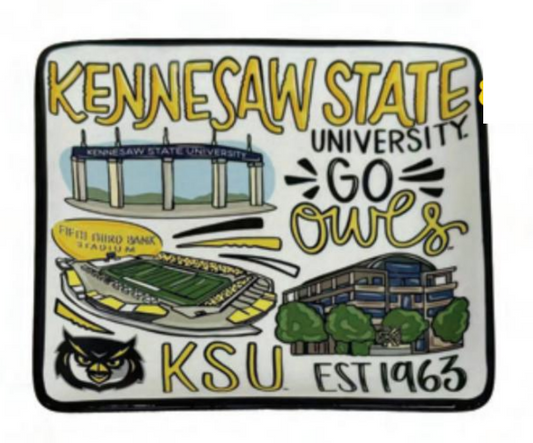 Glory Haus - Trinket Tray - Kennesaw State University Icon - Findlay Rowe Designs