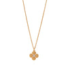 Capucine de Wulf - Necklace - Clover Double Sided Charm  16" - Mother of Pearl - Findlay Rowe Designs