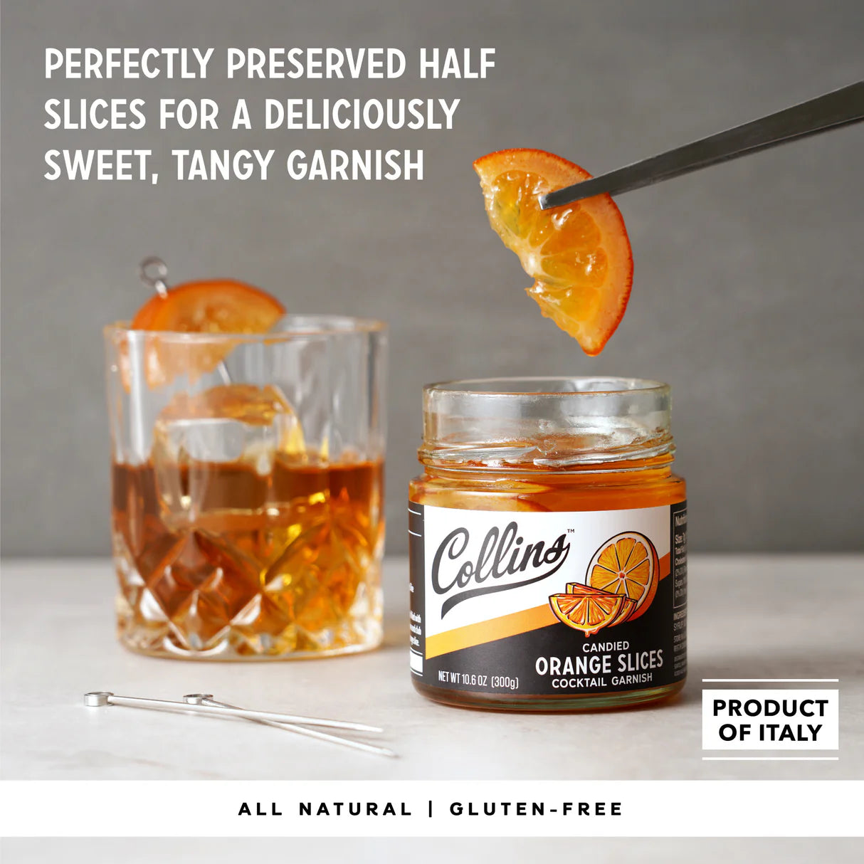 Collins  Candied Orange Slices - 10.6oz - Findlay Rowe Designs
