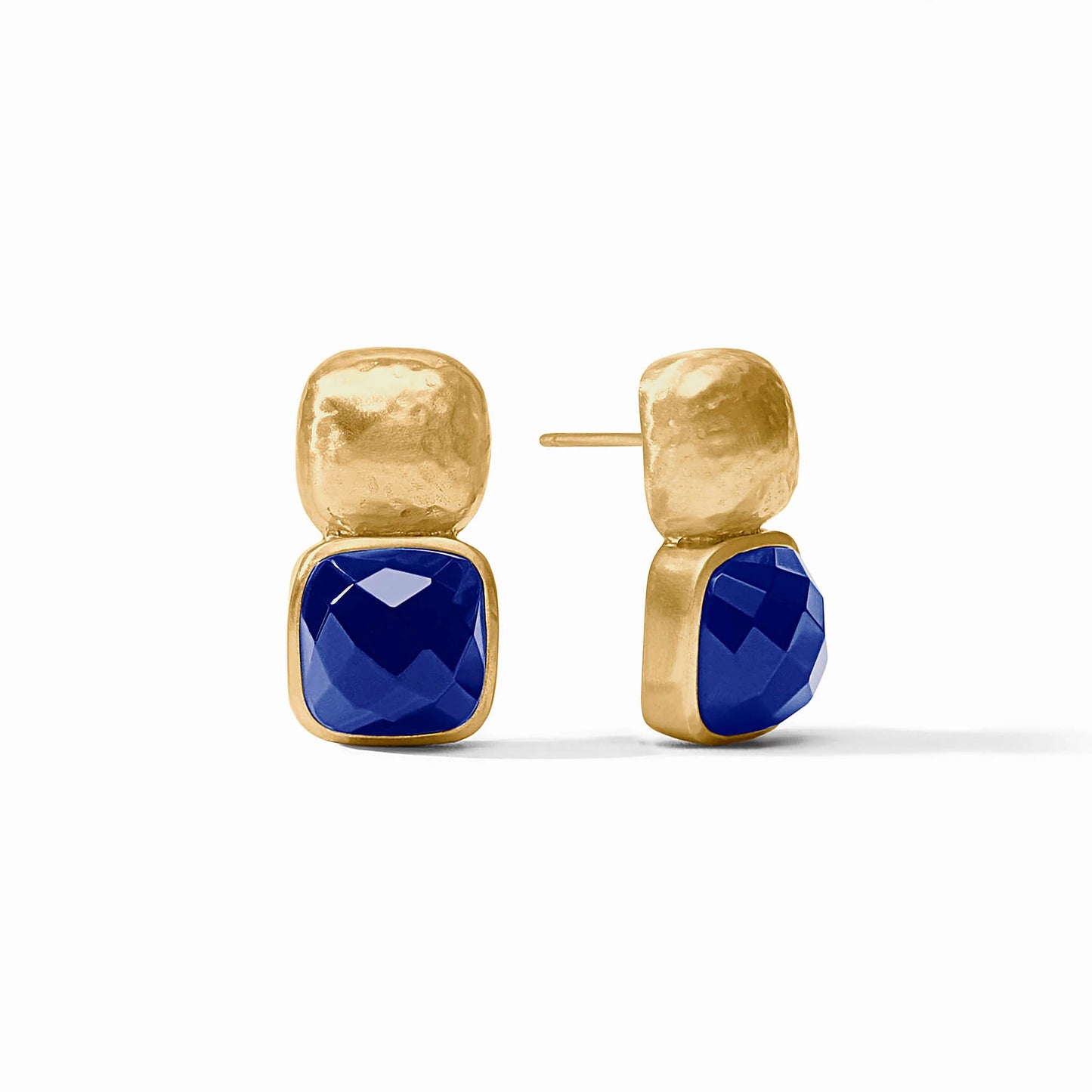Julie Vos - Earring - Catalina - Iridescent Sapphire Blue