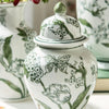 Ginger Jar - Primrose and Lotus Chinoiserie  - Green - Findlay Rowe Designs