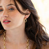 Earrings  - Cleopatra Regal Link - Gold - Findlay Rowe Designs