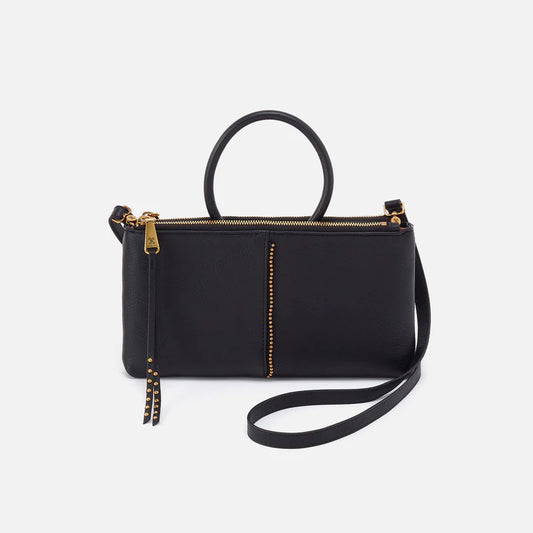 Hobo - Sable Crossbody - Pebbled Leather Black