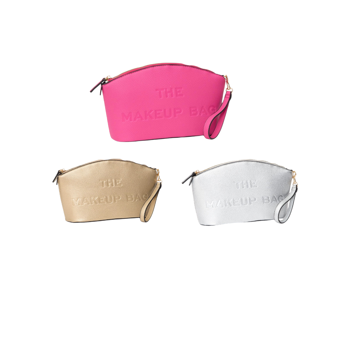 Queens Designs - Cosmetic Pouch - Embossed Vegan Leather - Findlay Rowe Designs