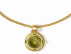 Julie Vos - Necklace  - Cobblestone Demi - Green Cat's Eye - Findlay Rowe Designs