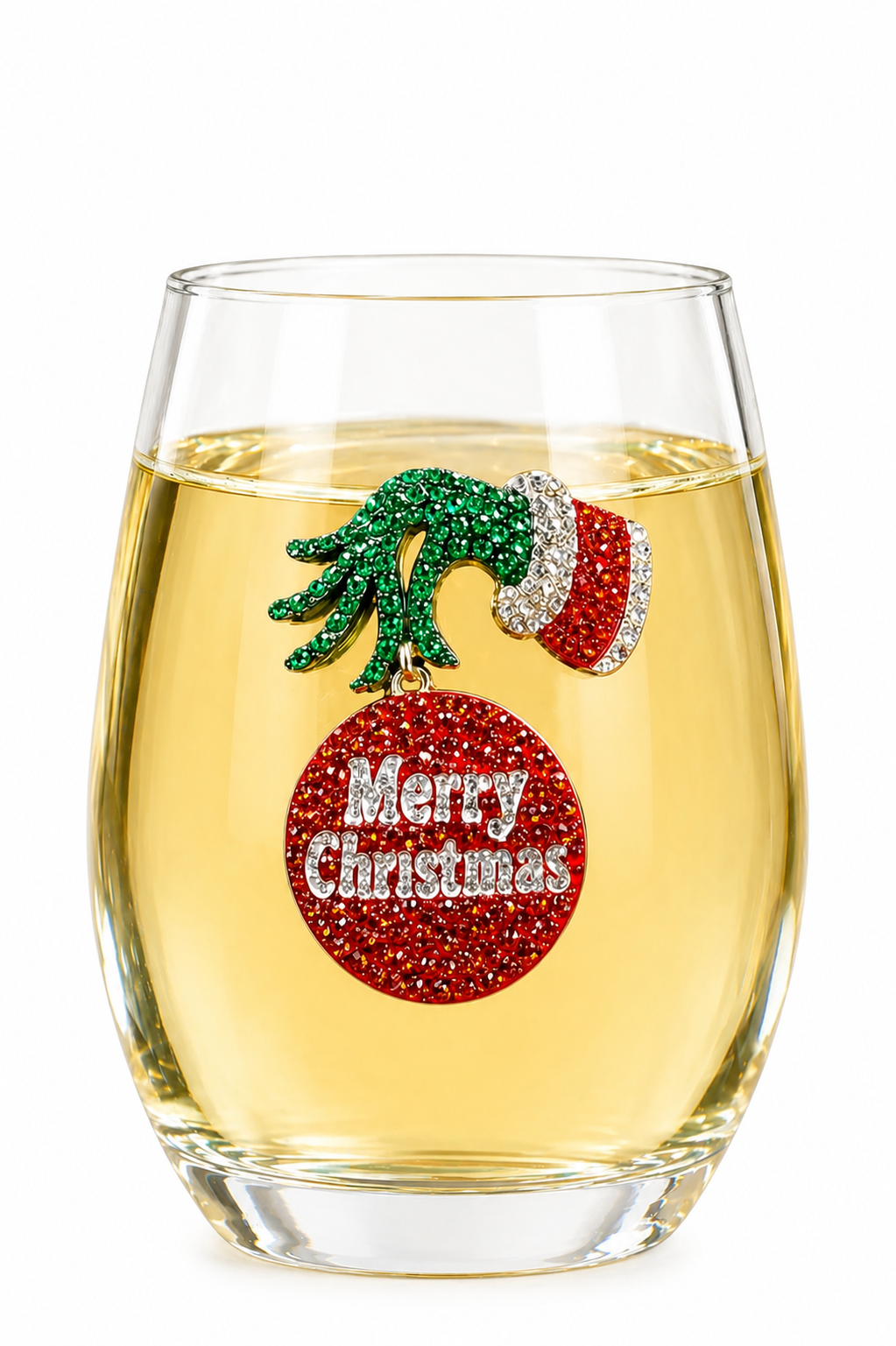 Queens Jewels - Stemless Wine - Jeweled Christmas - Findlay Rowe Designs