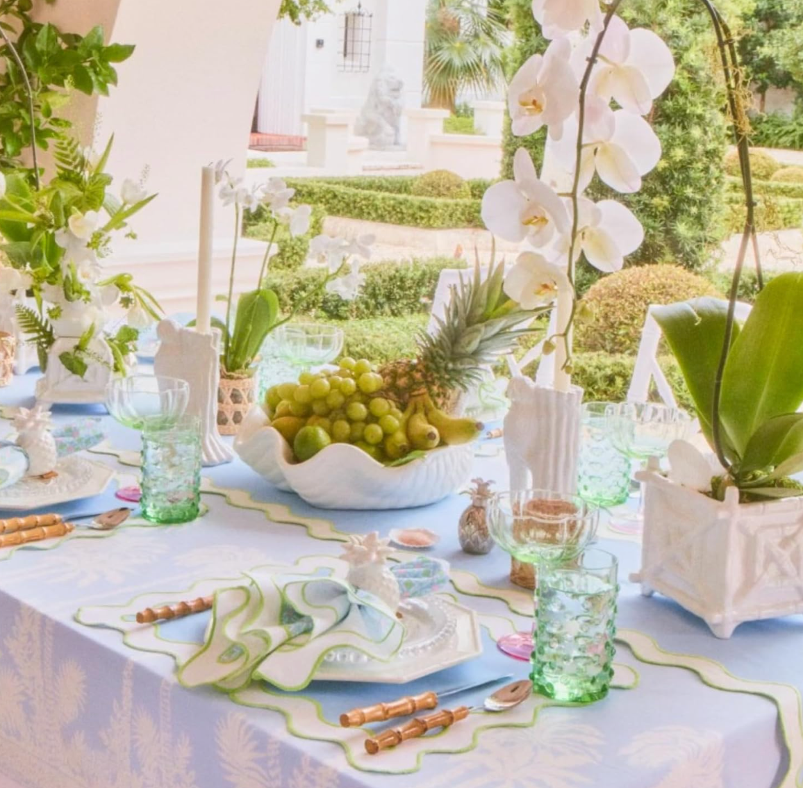 Lilly Pulitzer - Coupe Glass - Jade Lime Pink Muse Ombre - Set 2 - Findlay Rowe Designs