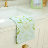 Laura Park - Tea Towel - Petal Garden Aqua - Findlay Rowe Designs