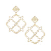 Natalie Wood- Bloom Statement Earrings in Gold