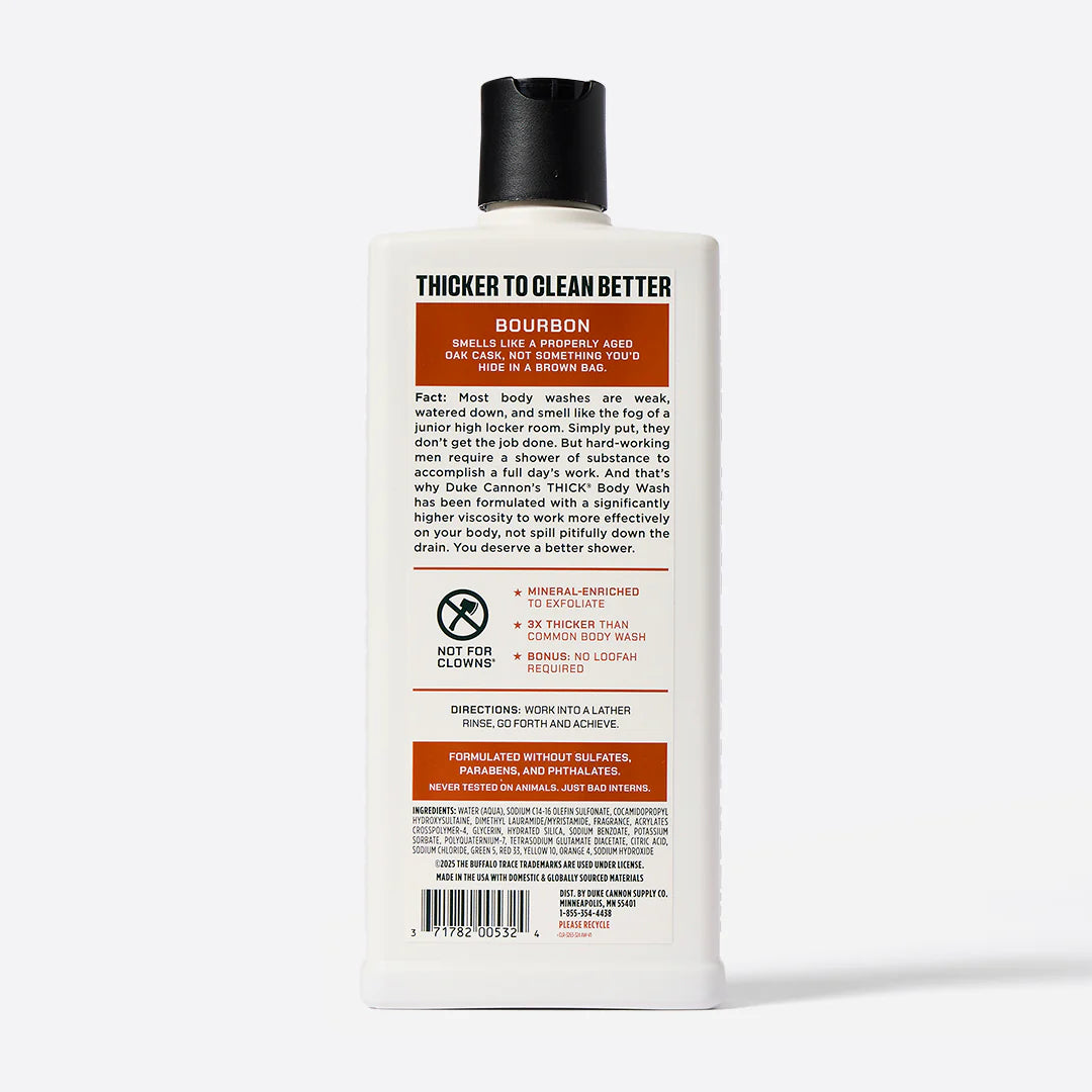 Duke Cannon - Thick Body Wash - Bourbon - Findlay Rowe Designs