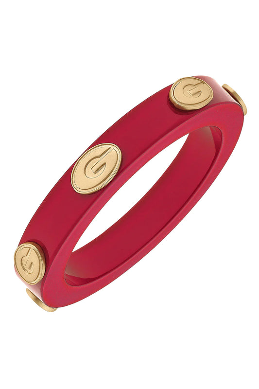 Georgia Bulldogs Resin Logo Bangle - Findlay Rowe Designs